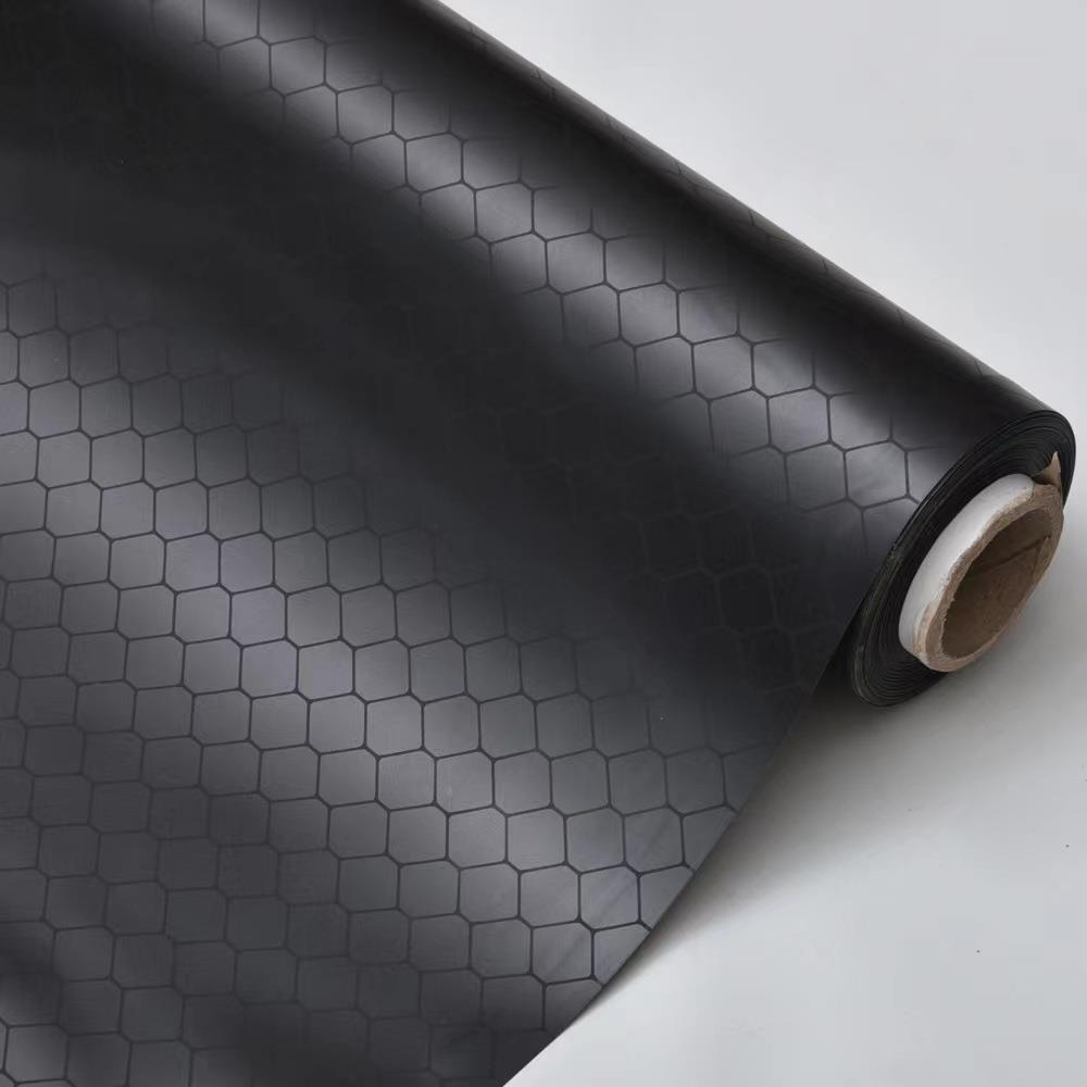 PVC防静净电网格帘阻燃软门帘无001-1尘帘室明洁棚全透透明黑色网