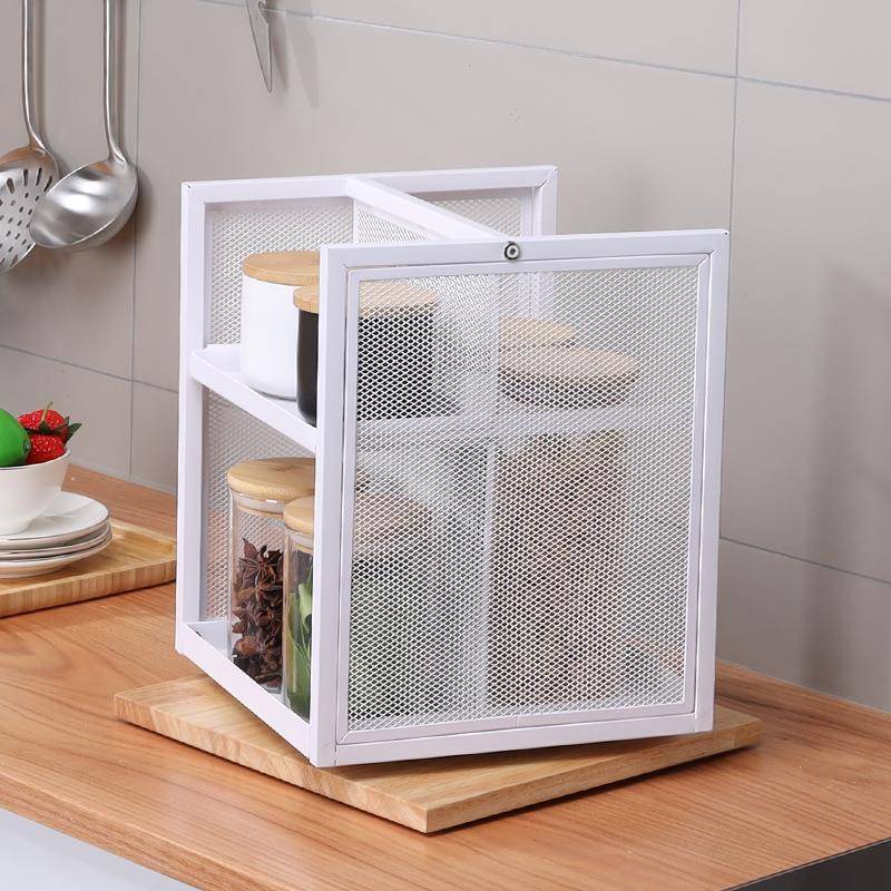 旋台转调料置物架厨房面多功盐油醋瓶罐调K6002B料架能调味品酱收