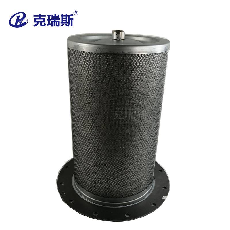 克瑞斯过滤压缩机折叠螺杆机内置玻纤空压机三滤油细分离器