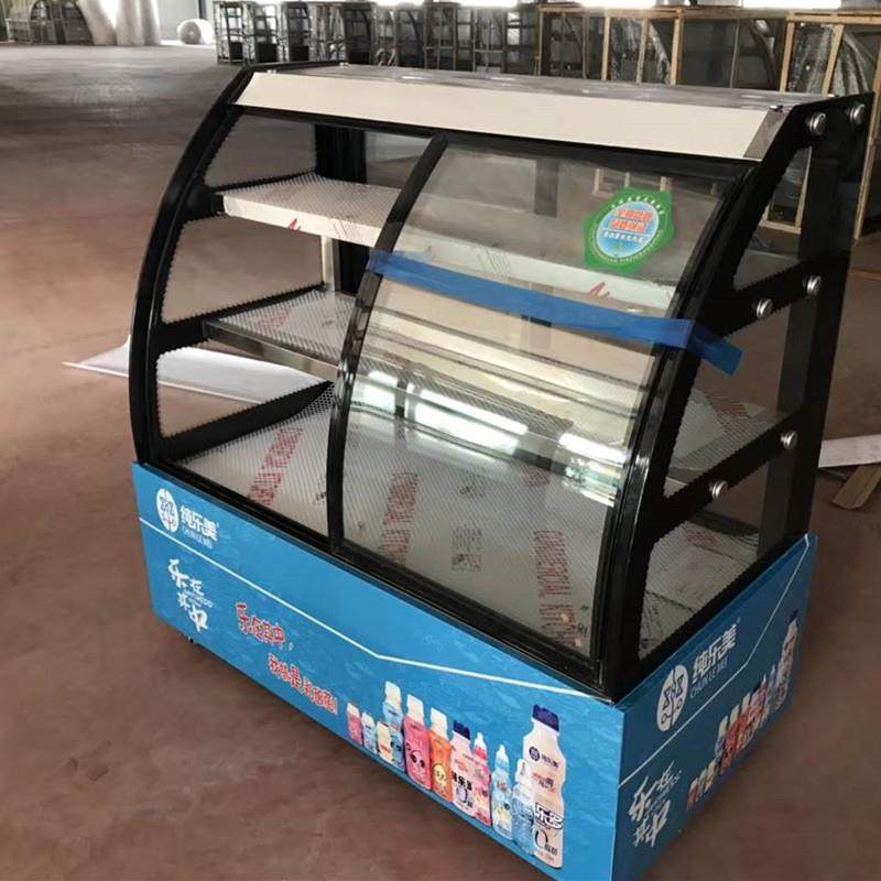 蛋糕柜示弧形玻璃冷藏展示柜烤串凉菜小双型保无品牌/鲜卤菜展柜