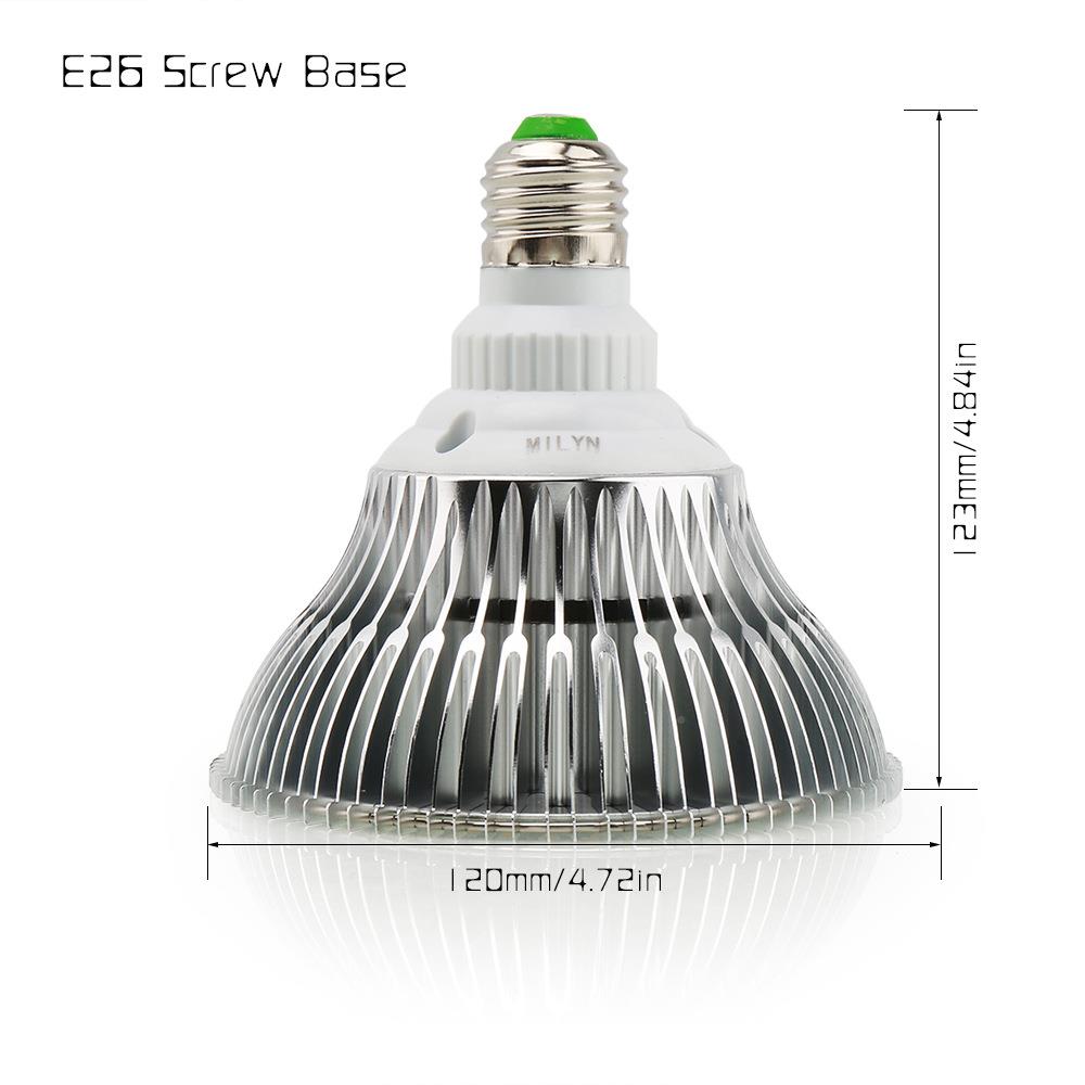 直供10ZW0190-0W全植光谱LEED暖光物灯27螺口大棚内吊室顶植物补