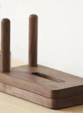 黑桃木厅抽胡纸盒44807客室创意简约卧收纳纸巾盒