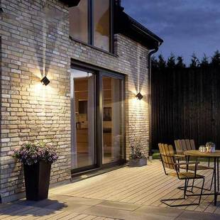 太阳能墙洗灯户外别墅庭院壁灯台花园围墙照阳外明灯室洗墙灯阳光