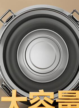 粉米桶不潮锈钢家用防虫防密封装米收缸储粮罐面大米85978箱存储