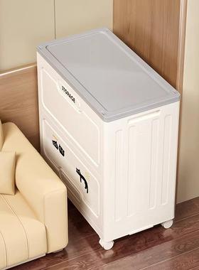 收纳箱家用卧室可动衣服被子整理物可折TH10776叠客厅玩具移杂箱