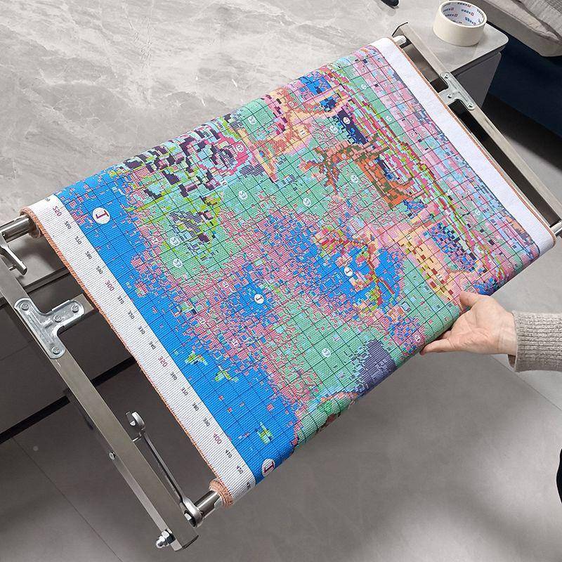 十字绷不锈绣钢GTU棘轮框桌面紧字刺绣工具绣刺绣架子厂十家