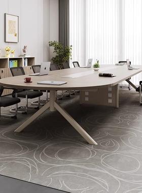 会议简桌长桌约现代小型办公桌条会家议室长桌洽32561谈桌椅办公