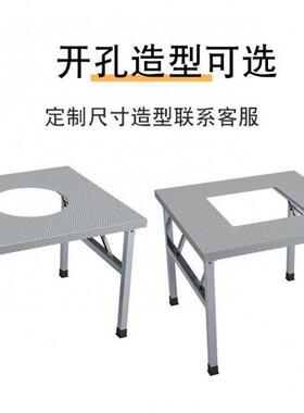 不用锈钢折桌餐携桌家叠烤火桌吃饭桌写字桌OXR摆摊便方桌子四方