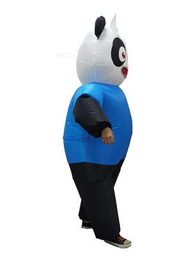 热销头卡通25031人偶呆呆熊亲猫充气服表子角源色扮演舞台演