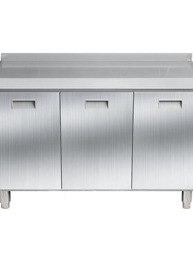 不锈钢柜厨房304全用简橱易灶台储物家收MHZ纳碗柜一体餐边柜小户