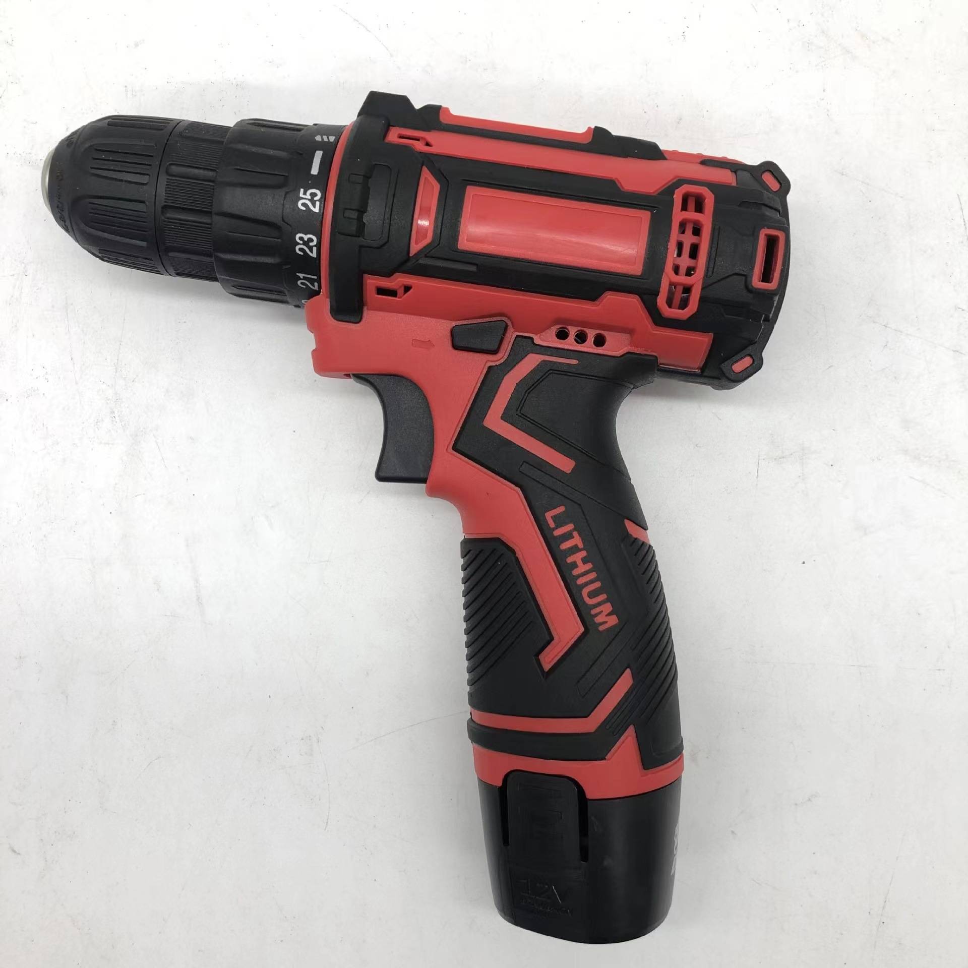 厂家直售跨境大容量锂电钻12V/16.8V/21V无绳充电钻家用手电钻