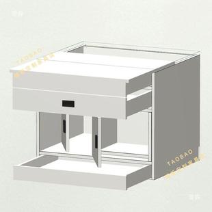 暗格储物柜多功能隐式抽AG-088屉电视柜家用收纳层隐藏保险柜中暗