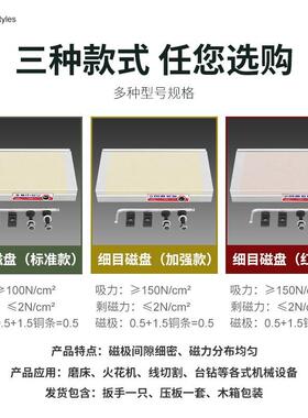 磨国磁源614床细目磁ZVT盘火花机线切割台平面磁铁618力永磁吸盘