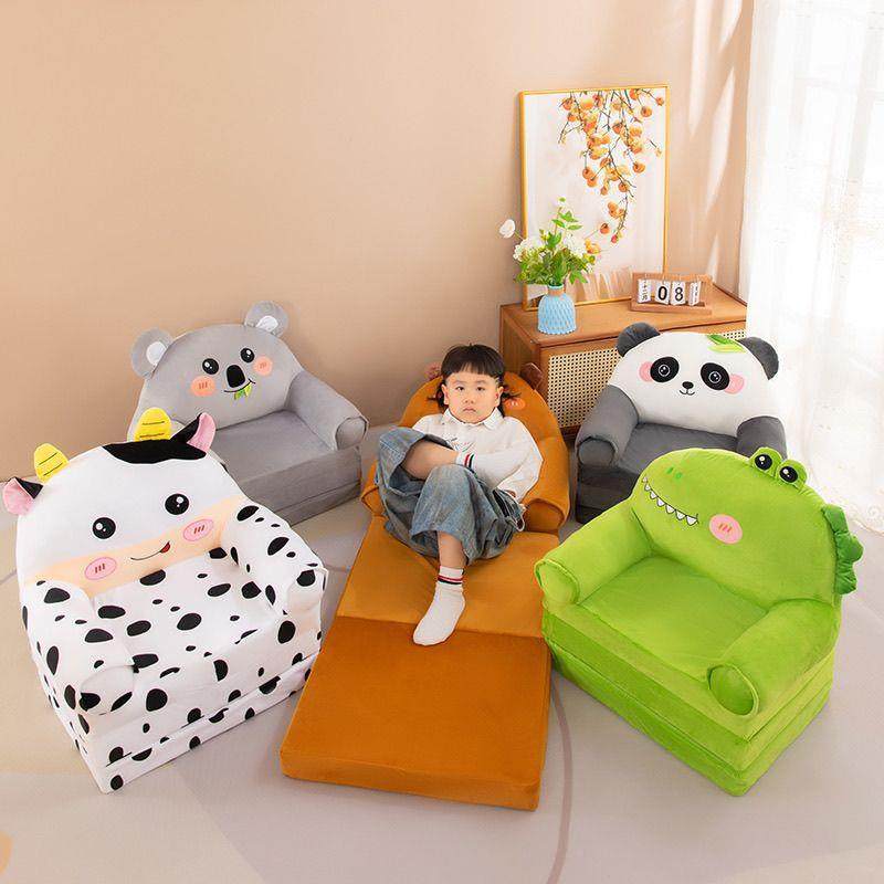 儿童折叠沙睡发床觉懒人午休小沙发儿园宝宝幼NXN座椅三层单人可