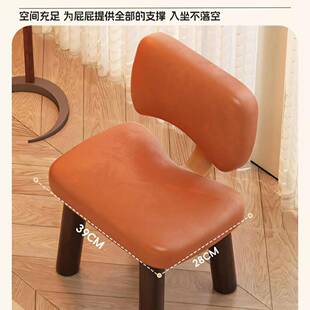 小凳子家用HNE矮童凳实木靠背椅儿小子客感厅板凳结实耐用凳H椅&