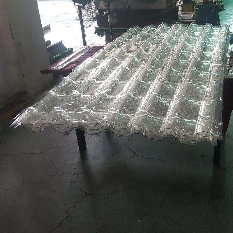透明树脂瓦别墅屋PC采光板配合ASA无品牌/C/璃PV合成瓦面琉瓦使用