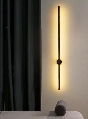 彩leYS432d线条壁灯现代简约风个化创意极简床头背格景镜前驰灯性