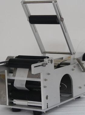 电动不干OLR胶贴贴标机圆多能瓶标机打印日期半自动贴标功机