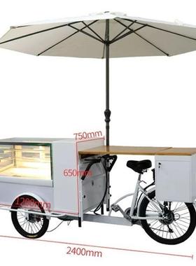 网红糯DD102264米饭倒骑驴三轮车摆摊销移动位铁促艺车餐夜市摊小