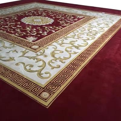 华5650德羊地毯手工国产进口整张羊毛地垫天然客地羊毛厅彩毛色毯