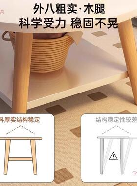 实木餐桌桌家用小户型出租屋用吃饭子约简现代椭圆79850形原木腿