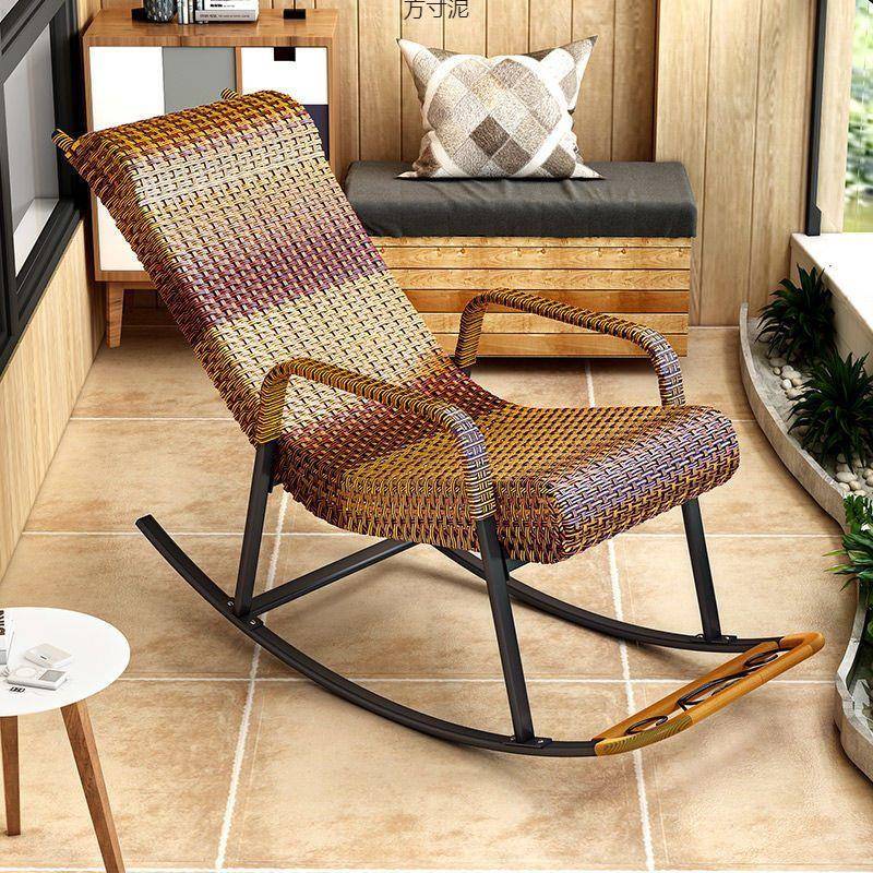 阳台懒人椅SIN摇摇椅户外庭床院罗汉床躺老人午休躺椅户外摇椅罗