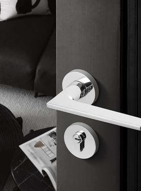 室内家用门锁卧室木门把手音磁吸分手体锁卫F968S9T8静生房间执锁