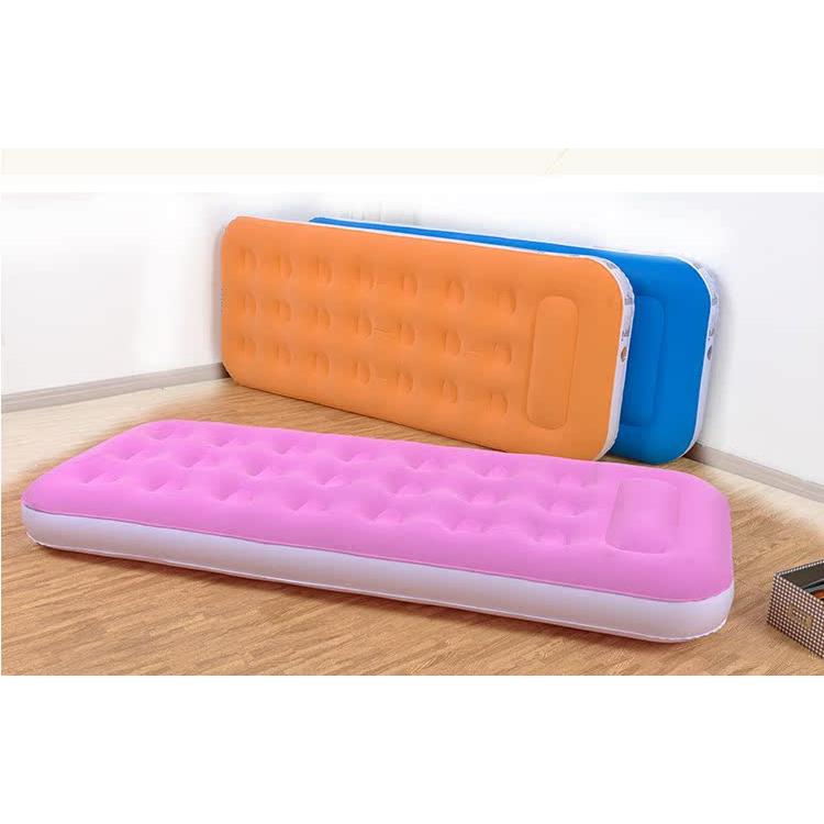 BND单人气垫床单人充气床垫充气垫彩色植舒绒床床睡床午轻便适床