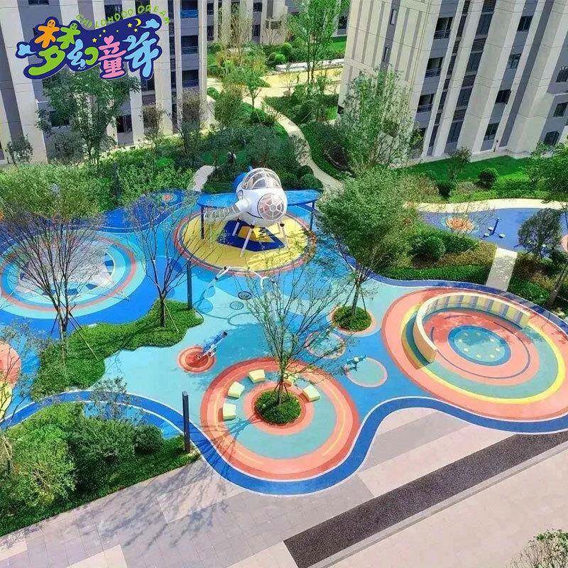 摇户外大型无力动游乐设备不锈钢儿童组千合滑HJ-15602梯秋马跷跷