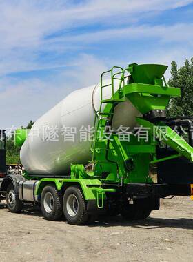 2方头驾1驶双混凝土运输罐车小型隧专用水泥搅道拌车双向搅拌RHF