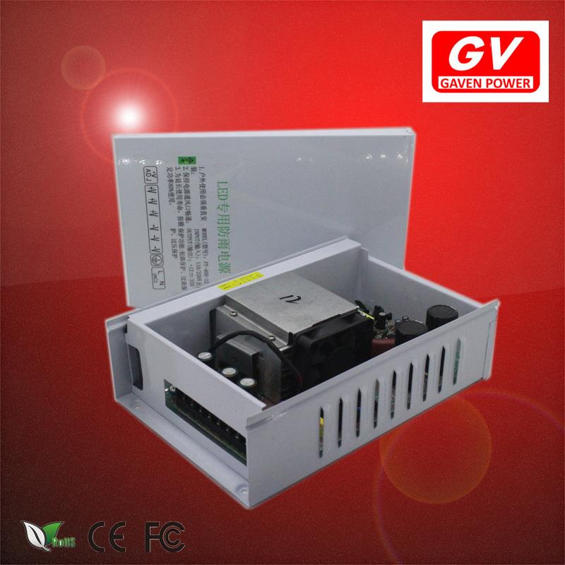 2V3A400W防雨开关电源5V123V24V40W监控发光字灯带室WMN外1电0源