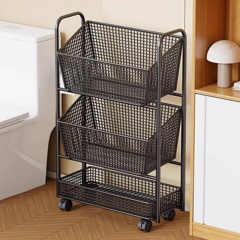 JAB服脏衣篮家用洗衣篮多层带衣轮可放移动脏衣收纳筐桶浴室脏衣