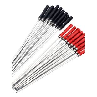 烧品签子不锈钢手柄羊具肉APT串烤肉工烤串用铁签子烤扁签配件烧