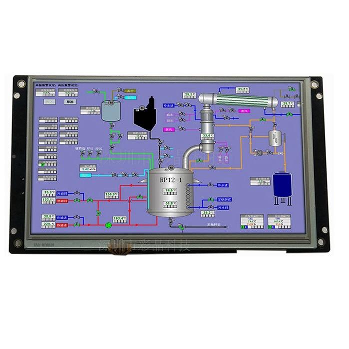 7寸彩OLV口屏F/屏TT串/HMI串口屏