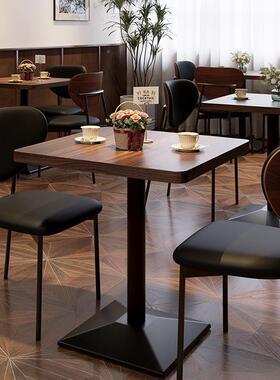 美酒式复古小馆桌组合酒BZQ吧清吧商用餐桌椅乐餐吧音餐厅桌子椅