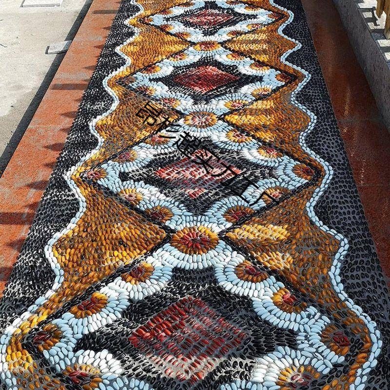 斤铺路花鹅天UME然石头原地造石景庭院花园大小卵石软暖石鹅雨石5