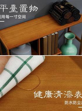 博古层架实木中式书架茶家客具酒柜花架隔柜厅摆件81041多落断地