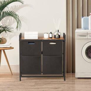 脏衣篮洗纳衣篮衣分洗拣机金属框架抽出式拆卸袋置物可架OPF收衣