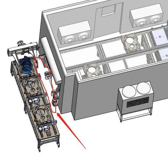 专业制造电机壳体轴承装配冷却通道设上备EGM海宝鹰91370158399