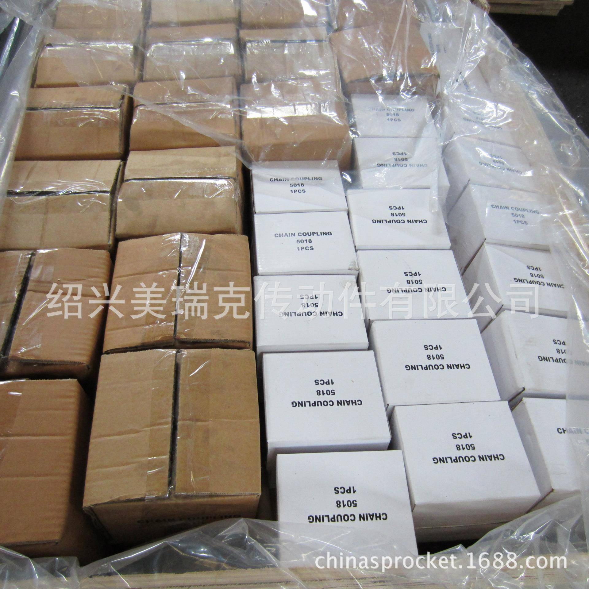 滚VIQ子链联轴器链条联轴器链轮联轴器C8220C2R802K整体锻造出口