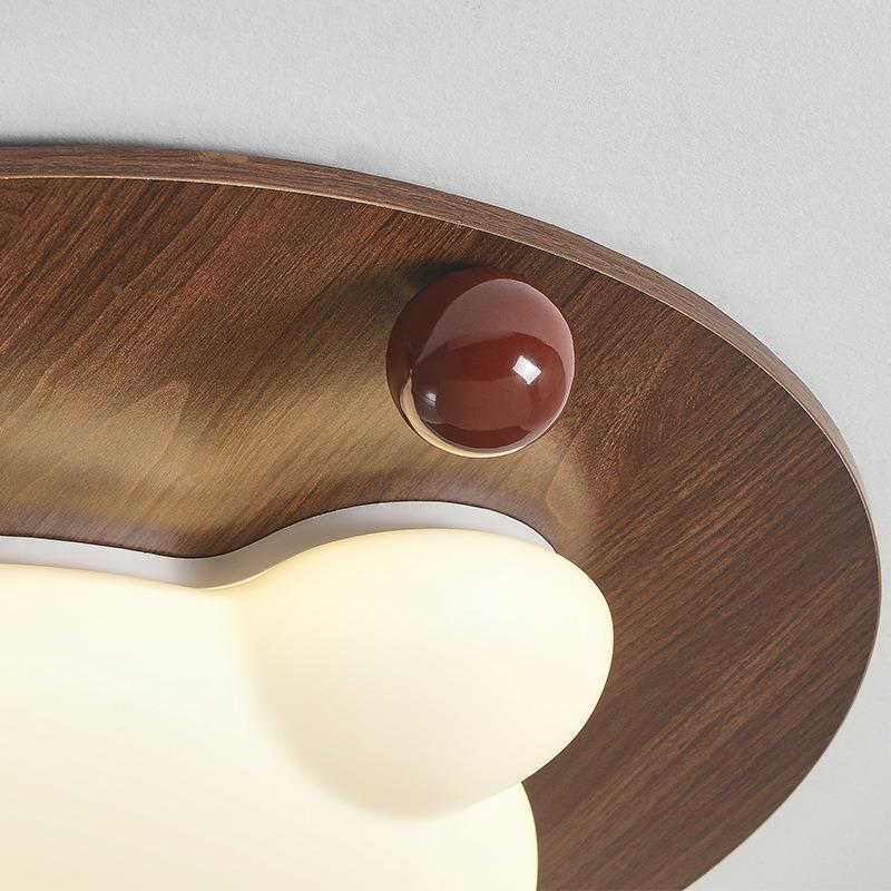 中古风灯实木吸过顶灯道创意温浪漫书房卧YSL-3880室阳馨台儿童房