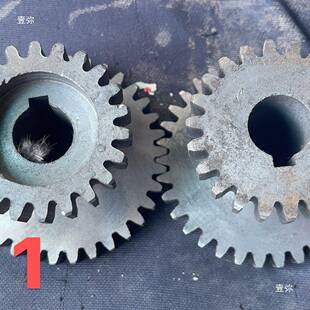变生铁铡草机配件大全517档连体轮大齿齿圈变粉碎机配件链条速零