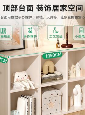 落床物头书子架床边置物架地多层收纳架一体靠墙OMR卧室柜子储柜