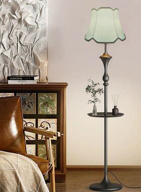 落地客美式复古卧灯室书YCI房沙发茶几桌置圆物立厅式中古护眼氛