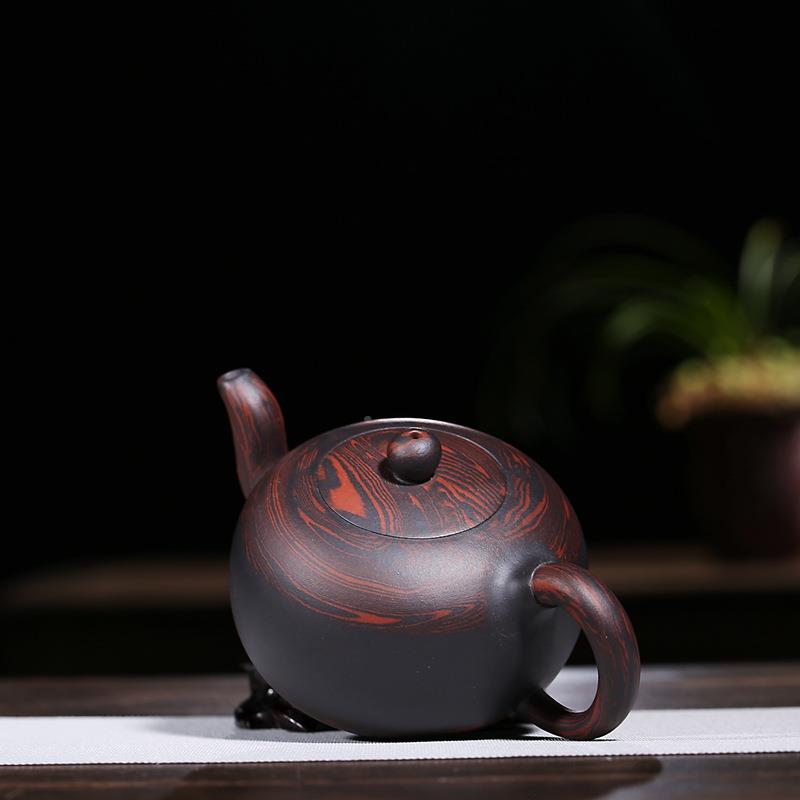 茶壶ZD-H3J10厂家直工宜兴紫砂壶泥纯全手名供家茶具绞一粒珠壶混