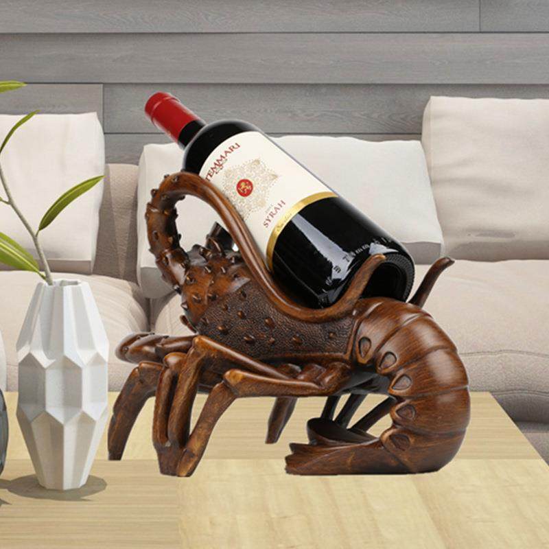 无品牌/龙架虾红酒摆件创厅意家居餐装饰客厅吧台餐桌酒柜酒摆托
