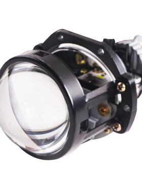 三为车灯SANV双I2寸灯LEDHSY光透镜大35升W6000K汽车大灯改装级