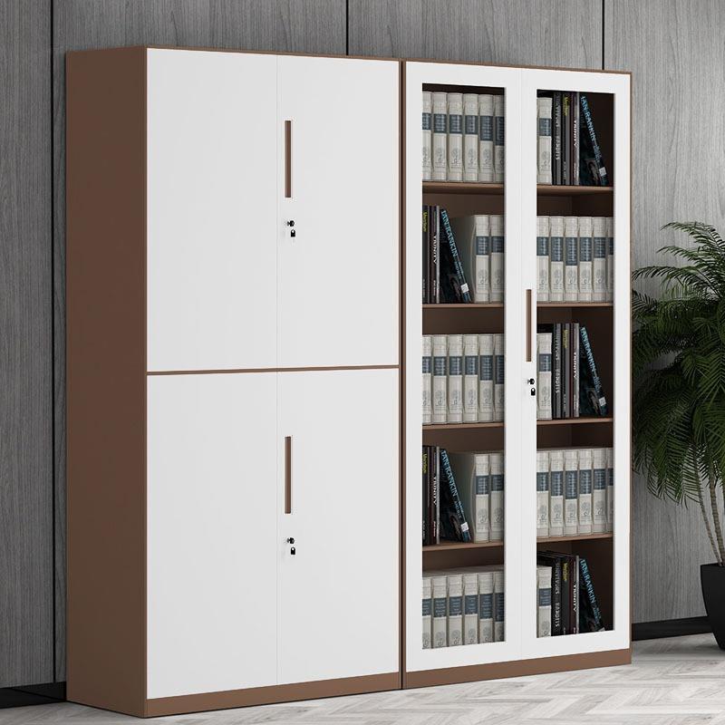 钢制柜无品牌/文铁皮柜办公室资料柜财务凭证柜开门书柜储件物加