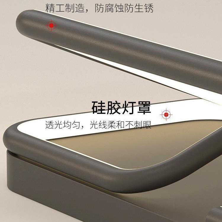 厅主灯极简客大气设计师款超亮大厅几何吸FDD顶灯简卧室间具现房