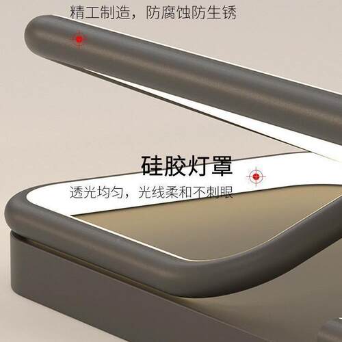 厅主灯极简客大气设计师款超亮大厅几何吸FDD顶灯简卧室间具现房